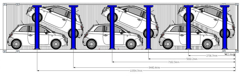 Cars in Containers